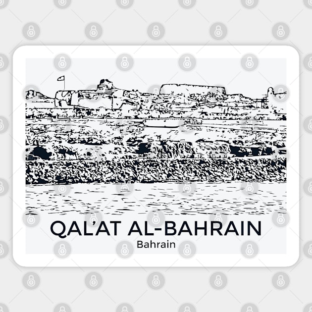 Qal’at al-Bahrain - Bahrain Magnet by Lakeric